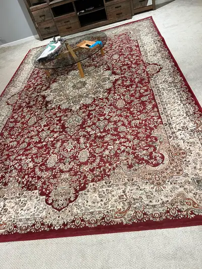 ⸻ Elegant Large Area Rug — Classic Persian Style — 4.06m x 2.67m Enhance your space with this stunni...
