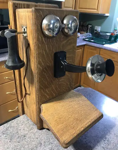old school wall phone, View more