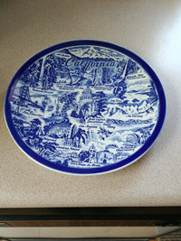California ceramic Plate & Lake Tahoe Ceramic Plate