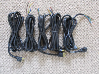Volex E62405SP 120V Polarised 3 Pin Male Plug to Free Cable End