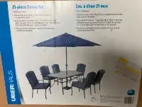 Table et chaise de patio