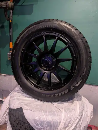 Selling a set of 4 Winter Tires and Rims. Used for one season. Rim: ENVY FFT-8 (Retail $1450+ tax fo...