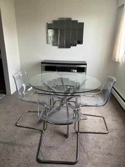 Dining table and chairs , View more