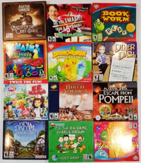 PC CD ROM GAMES LOT OF 12