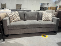 Brand new ultra comfortable grey sofa 