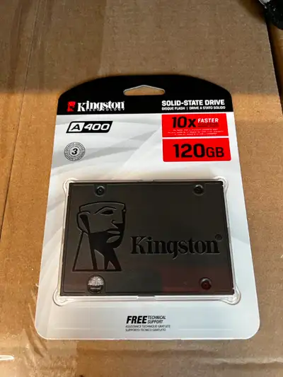 KINGSTON (A400) - Disque électronique de 120 Go Possible de vendre en lot.