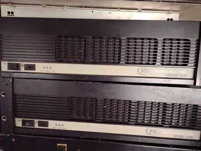 QSC 1400 power amp, View more