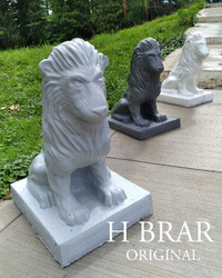 Lion Concrete Outdoor Garden Statues