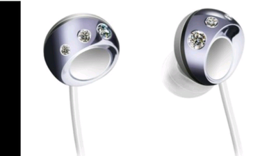 Panasonic Stereo Earphones with Swarovski Crystal, View more