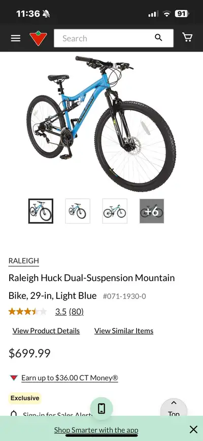 raleigh dual suspension MTB, View more