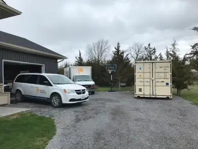 PODS FOR RENOVATION STORAGE BY GOBOX. PRESCOTT ONTARIO. PODS FOR JOBSITE STORAGE BY GOBOX. PRESCOTT...