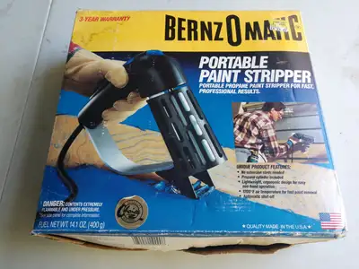 New, never used, Bernz-O-Matic Propane paint stripper system.