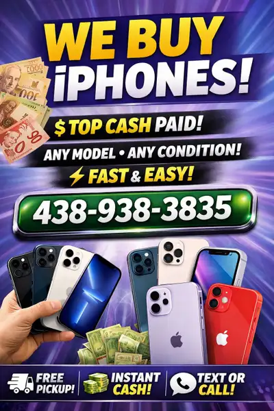 We Buy iPhones 17 pro/17pro max /17, View more