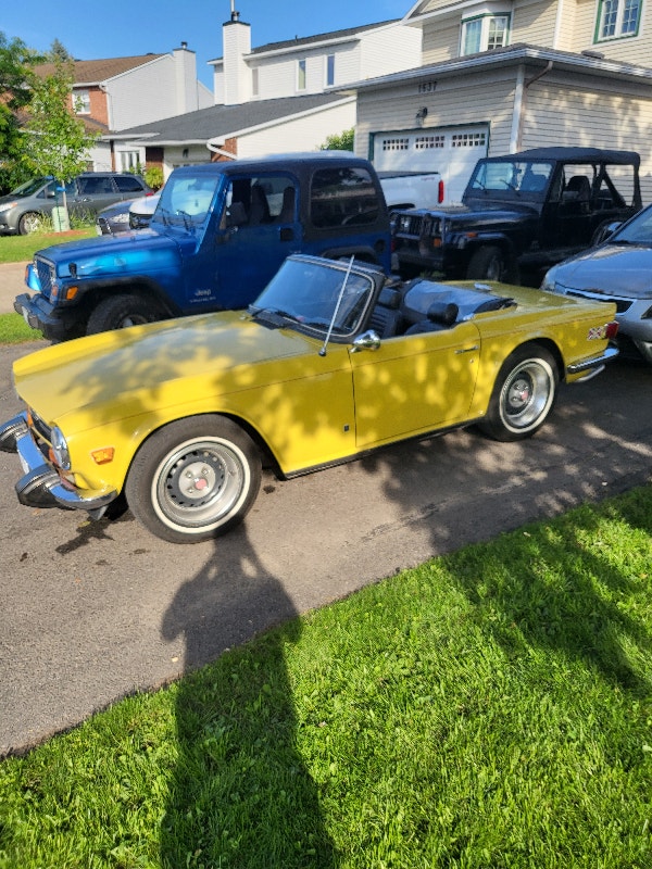 1974 Triumph TR6, rust free Classic Cars Ottawa Kijiji