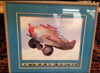 VINTAGE PLANE WALL ARTWORK