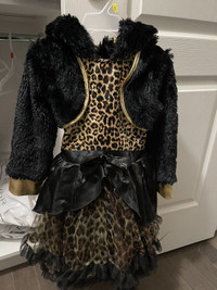 Halloween leopard costume for toddler girls 2 - 4 year size
