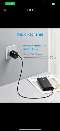 Anker PowerCore+ 26800mAh PD 45W with 60W PD Charger, Power Deli