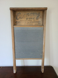 Vintage Economy Zinc Washboard