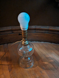 Glass Oil Lamp