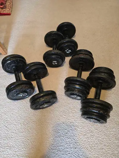 Dumbbell set, 15s, 20s, 25s, View more
