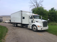 2014 Peterbilt 384 Automatic Tandem Axle 24’ Box with Tailgate