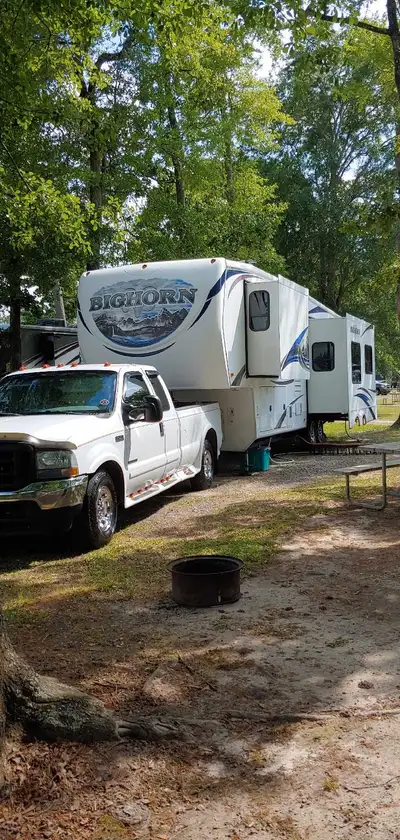 2011 Heartland Bighorn 5th wheel and 2003 Ford F-250 ext cab w/ 16000lb hitch. Both are in excellent...