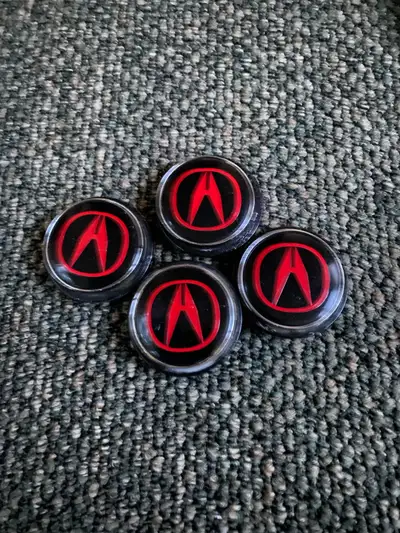 OEM ACURA WHEEL CENTRE CAPS , SELLING AS A SET