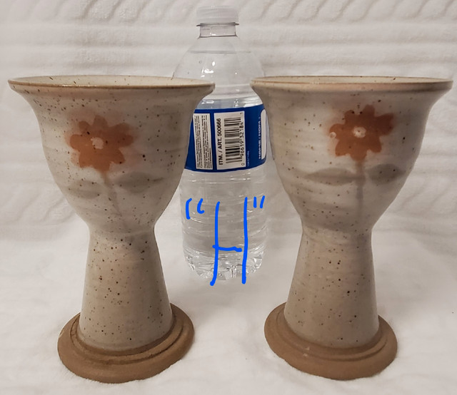 Pottery and/or Stone Glasses, $15 each pic, Hold W e-transfer in Other in Ottawa - Image 3