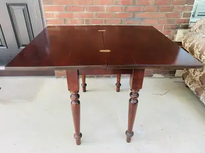 Vintage  Natural Wood Foldable  TABLE , View more
