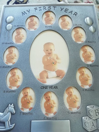 Baby photo frame from birth up to 12 months.... Brand new