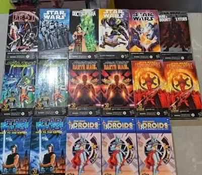 Star Wars 50th Anniversary Comic 6 Inch Figure Lot, View more