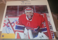 Samuel Montembeault 8x10 photos COA Canadiens Hockey