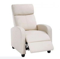 Recliner Sofa Winback Easy Lounge with PU Leather Padded Seat Ba