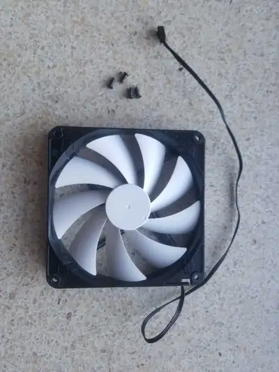 Desktop computer case Fan 140 mm blue led light, View more