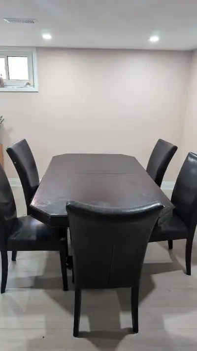 Dark Wood Dining Table only (Dismantled), View more