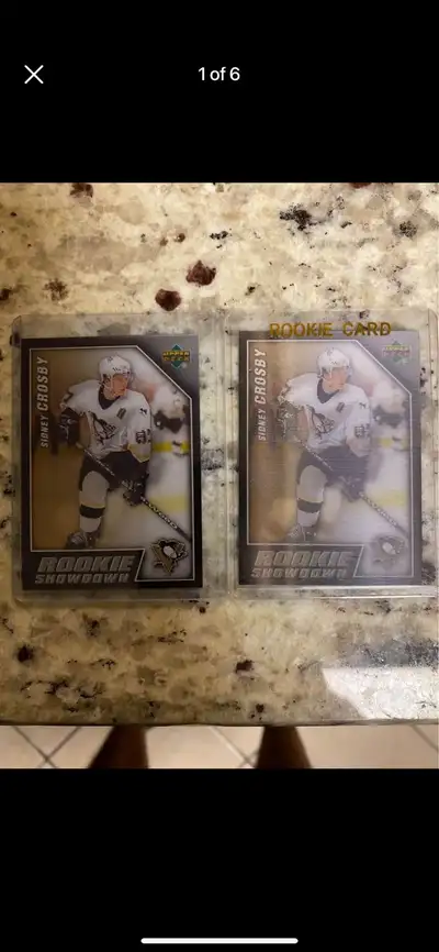 2006 upper deck Crosby/Ovechkin rookie card Mint (2 card lot), View more