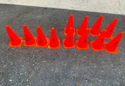 12” Safety Cones x12, View more