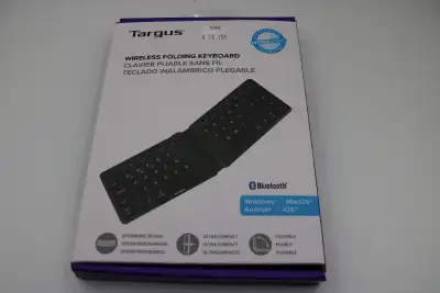 Targus Foldable Bluetooth Antimicrobial Keyboard (#1282), View more