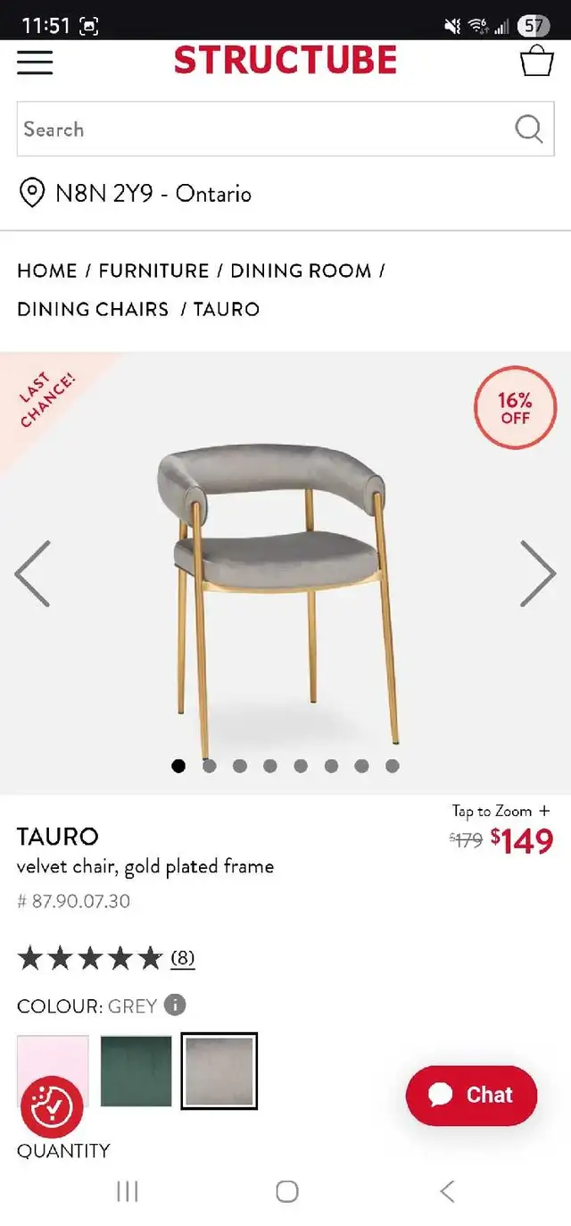 2 Grey Chairs 63234525985537122