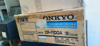 ONKYO full stereo system with BNIB turntable