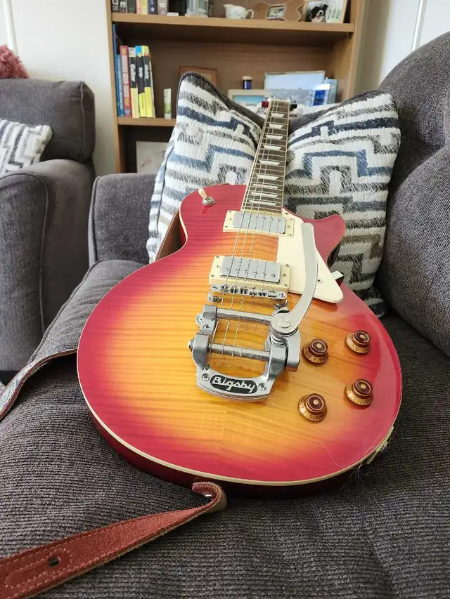 Epiphone LP with Bigsby in Guitars in Dartmouth - Image 5