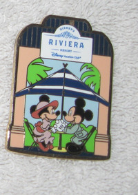 HTF DVC Riviera Resort Mickey Minnie Disney Pin