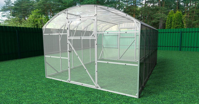 Greenhouse / Galvanized Frame/DIY/Twin Wall Polycarbonate Panels in Other in Calgary