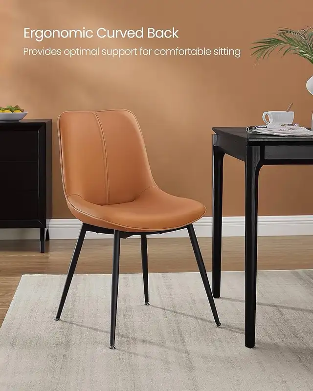 Vasagle dining chair brown in Chairs & Recliners in Markham / York Region - Image 4