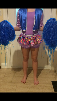 Cheerleaders competitive dance/skate outfit