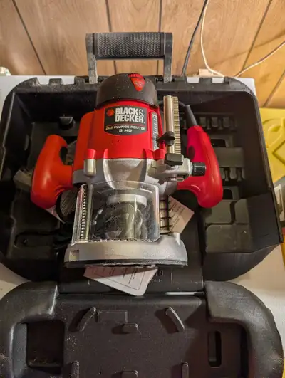 Router with table and bits, View more