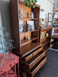 Vintage 2-piece Hutch / Bookcase Chest of Drawers  Red Deer Alberta Preview