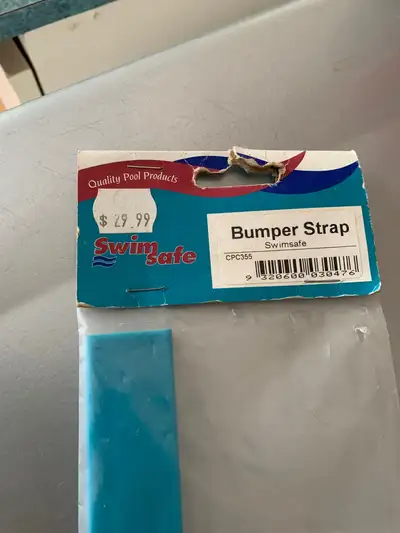 Bumper strap for pool crowler