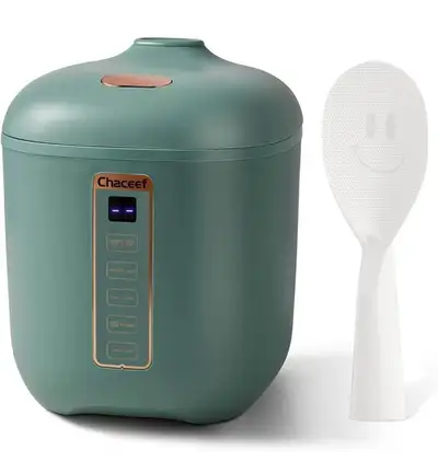 CHACEEF Mini 1.2L Portable Non-Stick Small Travel Rice Cooker, View more
