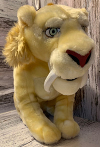 Ice Age~Dawn of the Dinosaurs DIEGO Saber Tooth Tiger Plush